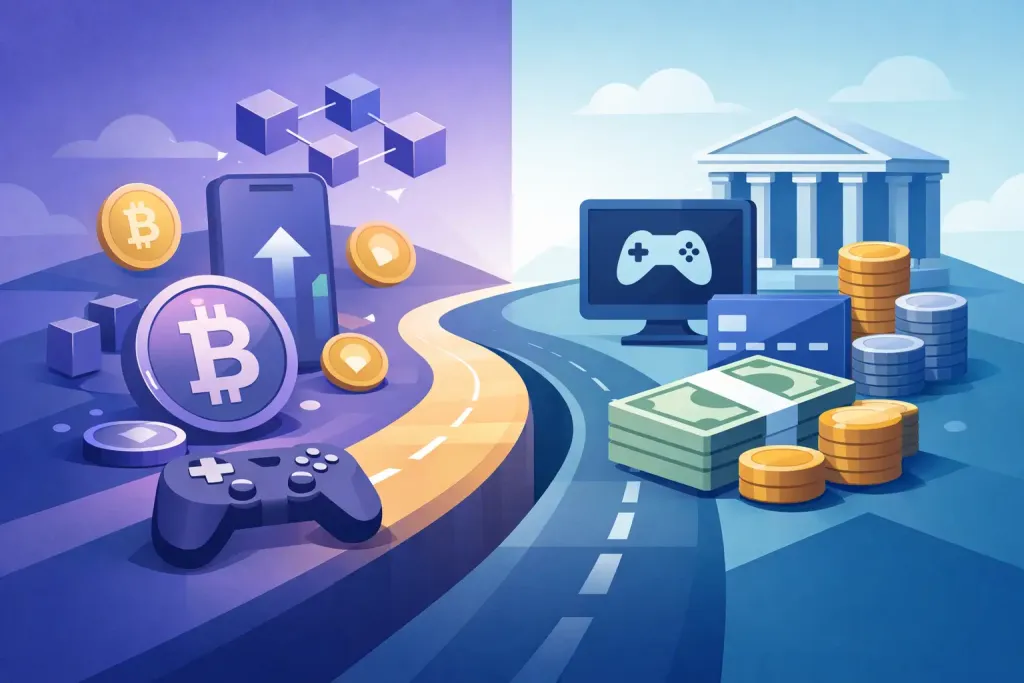 Crypto Payments vs Fiat Gaming Rails Compared